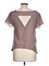 Rory Beca 100% Polyester Brown Short Sleeve T-Shirt Size L - photo 2