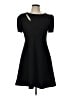 DKNY Solid Black Casual Dress Size 10 - photo 1