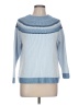 Lands' End 100% Cotton Blue Pullover Sweater Size L (petite) - photo 1