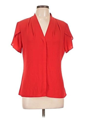 Calvin Klein Short Sleeve Blouse (view 1)