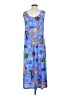 Jostar Graphic Blue Casual Dress Size S - photo 2