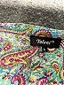 Tolani 100% Silk Teal Short Sleeve Silk Top Size S - photo 7