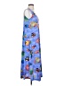 Jostar Graphic Blue Casual Dress Size S - photo 4