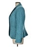 Boden 100% Wool Polka Dots Teal Wool Blazer Size 10 - photo 5