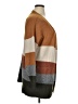 Pinque Color Block Brown Cardigan Size 1X - photo 4