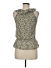 Poetry Green Sleeveless Blouse Size M - photo 2