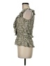 Poetry Green Sleeveless Blouse Size M - photo 5