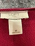 Ann Taylor LOFT Outlet 100% Cotton Burgundy Pullover Sweater Size M - photo 7