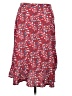 Allegra K 100% Polyester Print Red Casual Skirt Size M - photo 1