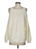 Aqua 100% Cotton Ivory Sweater Vest Size S - photo 2