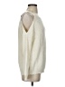 Aqua 100% Cotton Ivory Sweater Vest Size S - photo 4