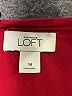Ann Taylor LOFT Red Sleeveless Blouse Size 14 - photo 7