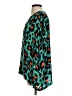 CAbi Animal Print Teal Short Sleeve Blouse Size S - photo 5