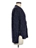 Gap Polka Dots Blue Long Sleeve Blouse Size M - photo 4