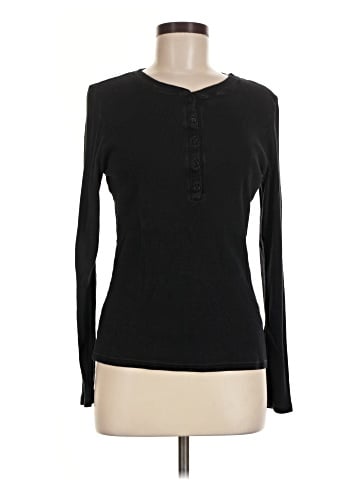 Nili Lotan Long Sleeve Henley (view 1)