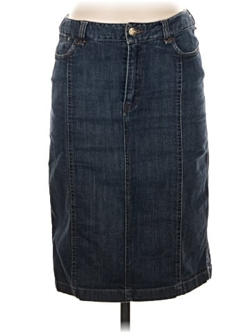 Weekend Max Mara Denim Skirt (view 1)
