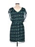 En Focus Studio Print Teal Casual Dress Size 6 - photo 2
