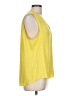 Vince Camuto 100% Polyester Yellow Sleeveless Blouse Size L - photo 4