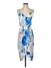 Chelsea28 100% Polyester Tie-dye Blue Cocktail Dress Size 0 - photo 1