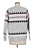 Sundry Chevron-herringbone Gray Pullover Sweater Size Med (2) - photo 2