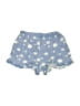 Disney 100% Cotton Floral Blue Shorts Size 4T - photo 2