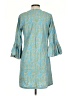 Roller Rabbit 100% Cotton Paisley Teal Casual Dress Size XS - photo 2