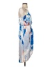 Chelsea28 100% Polyester Tie-dye Blue Cocktail Dress Size 0 - photo 4