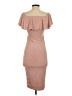 Privy Solid Tan Cocktail Dress Size S - photo 2