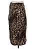 Cache Coeur Animal Print Brown Black Casual Skirt Size S - photo 2