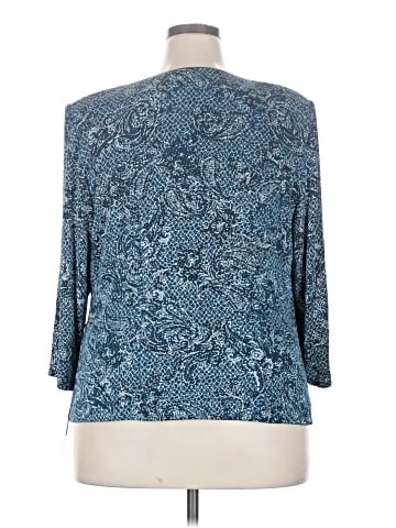 Alex Evenings 3/4 Sleeve Blouse (view 2)