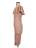 Privy Solid Tan Cocktail Dress Size S - photo 5