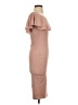 Privy Solid Tan Cocktail Dress Size S - photo 4