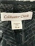 Coldwater Creek 100% Polyester Black 3/4 Sleeve Blouse Size 1X - photo 7