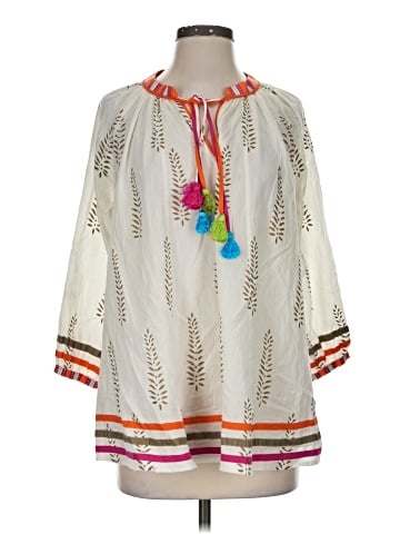Calypso St. Barth 3/4 Sleeve Blouse (view 1)