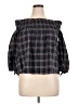 Unbranded Black 3/4 Sleeve Blouse Size L (estimated) - photo 1