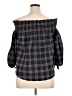 Unbranded Black 3/4 Sleeve Blouse Size L (estimated) - photo 2