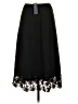 Downeast 100% Polyester Black Formal Skirt Size XS - photo 2