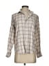Frank & Eileen Plaid Gray 3/4 Sleeve Button-Down Shirt Size XXS - photo 1