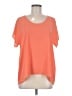 Lush Orange Short Sleeve Top Size M - photo 1