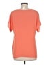 Lush Orange Short Sleeve Top Size M - photo 2