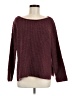 Lou & Grey Solid Burgundy Pullover Sweater Size M - photo 1
