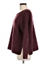 Lou & Grey Solid Burgundy Pullover Sweater Size M - photo 5
