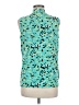 Liz Claiborne Teal Sleeveless Blouse Size M - photo 2