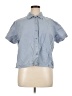 Eddie Bauer Blue Short Sleeve Button-Down Shirt Size XL - photo 1