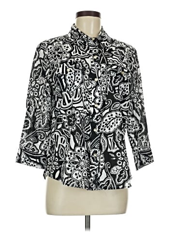 Karen Scott 3/4 Sleeve Blouse (view 1)