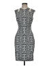Cache Graphic Gray Cocktail Dress Size 4 - photo 1