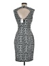 Cache Graphic Gray Cocktail Dress Size 4 - photo 2