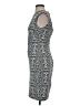 Cache Graphic Gray Cocktail Dress Size 4 - photo 5