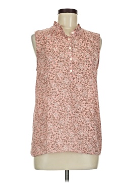 Ann Taylor Loft Sleeveless Button Down Shirt
