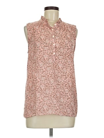 Ann Taylor LOFT Sleeveless Button-Down Shirt (view 1)